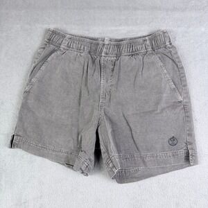 Crazy Shirts Hawaii Original Mens Small Gray Cotton Elastic Waist Shorts B01090
